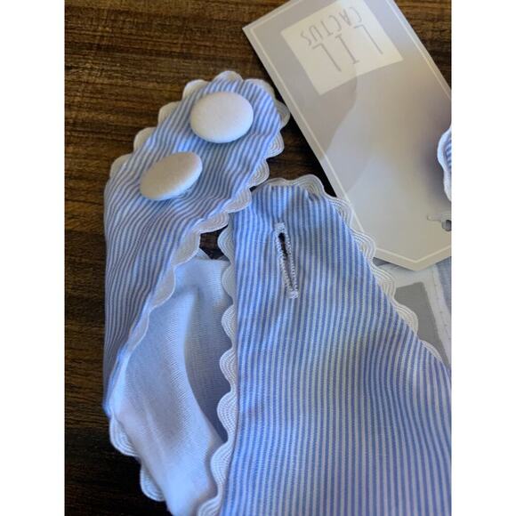 LIL CACTUS Girls Seersucker Sleeveless Dress / Size: 3-6 Months - Picture 9 of 9